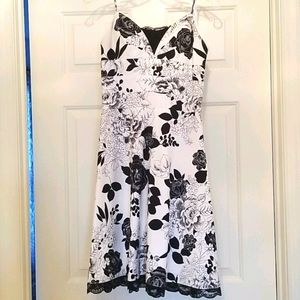 Black and white sun dress